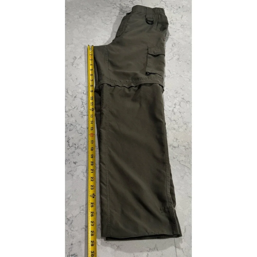 Boy Scouts Of America Pants Youth Large Green Switchback Convertible Zip Off BSA